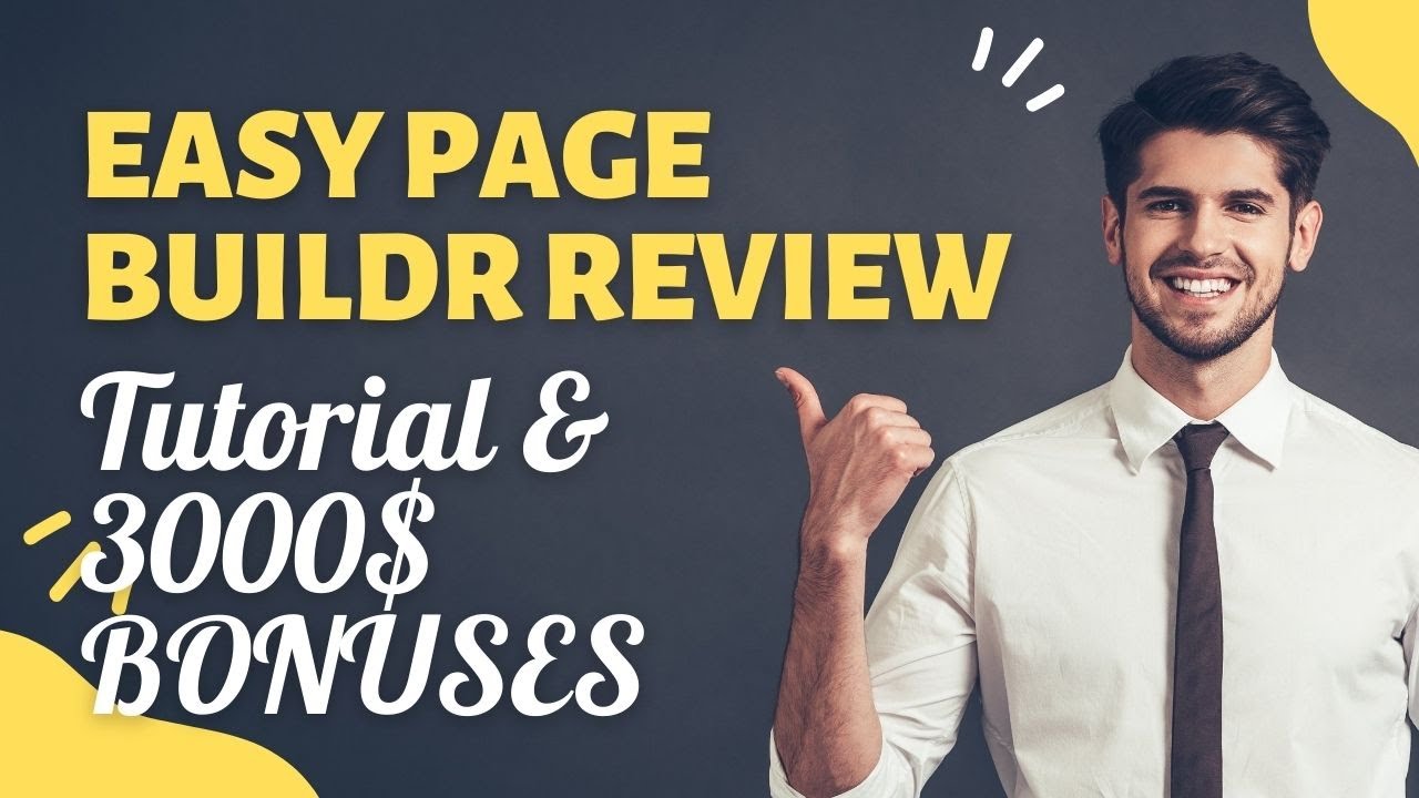 Easy Page Buildr Review | Easy Page Buildr Complete Demo 👉 Complete Review And 🎁 Best Bonuses