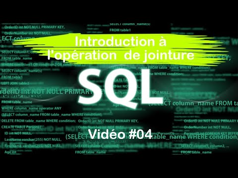 Vidéo: Où utilisons-nous les jointures en SQL ?