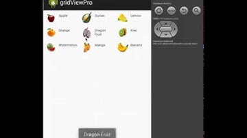 Android Graphical GridView Example