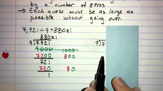 A.5.9 - Division: Standard Algorithm, part 1
