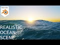 Create Realistic Ocean with foam in Blender