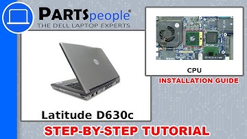 Dell Latitude D630c (PP24L) CPU How-To Video Tutorial
