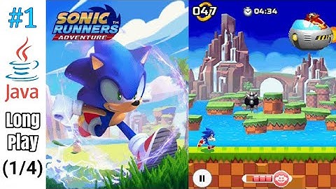 SONIC RUNNERS ADVENTURE - Java Game (Map 1 Green Hill)
