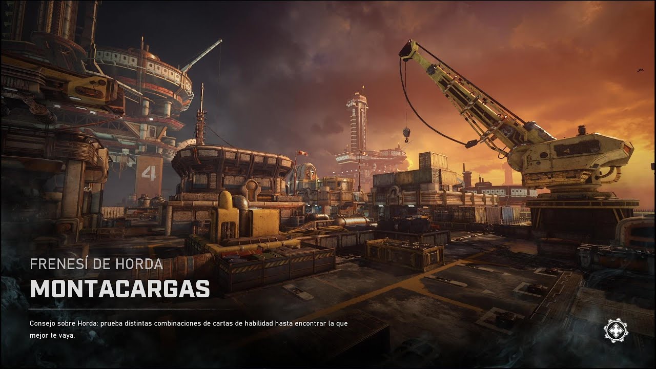 Gears 5 Horda Frenesí De Horda En Montacargas Con Marcus Fenix {[No Commentary 60Fps 4k]}