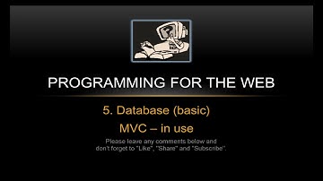 YII2 DATABASE BASIC MVC – in use - Programming for the Web