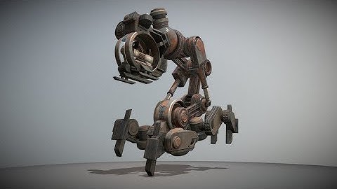 Mech Neck Walker Blender Game Engine