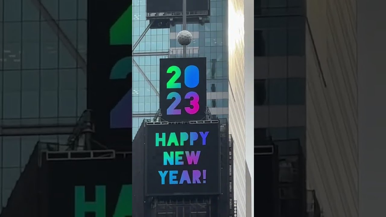 2023 Disappeared From Times Square A Few Days After New Year S Eve
