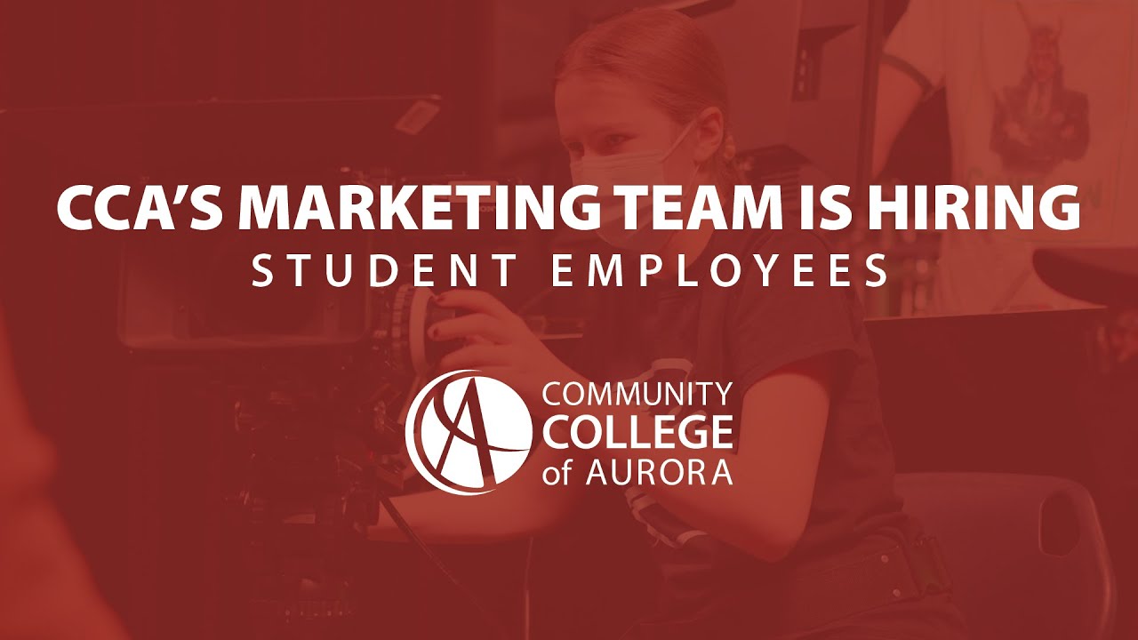 CCA's Marketing Team is Hiring Students!