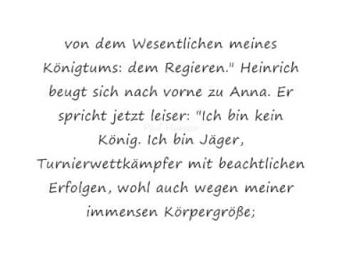 Anna Boleyn und Heinrich VIII. Roman Hrprobe Lesep...