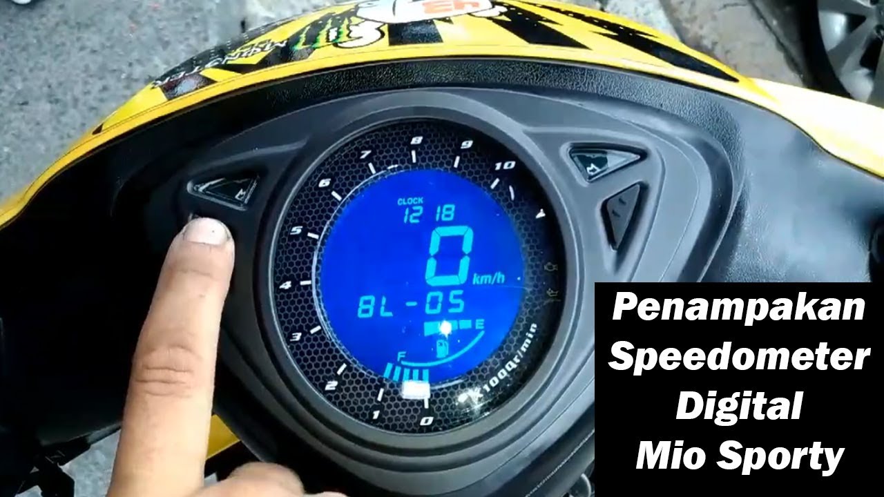Penampakan Speedometer Digital Mio Sporty YouTube