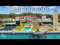 Touring a $40,000,000 Oceanfront Florida MEGA MANSION with 3 HOUSES!