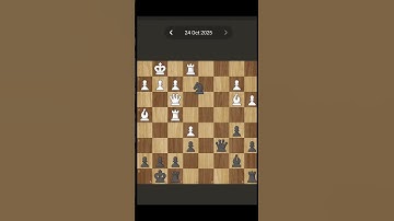 Chess.com | Daily Puzzle | 24/10/2025 #shorts #chesscom