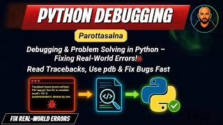 Python Debugging Like a Pro: Fix Real-World Errors Fast 🐞