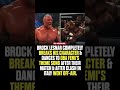 Brock Lesnar Breaks Character after Defeating Oba Femi