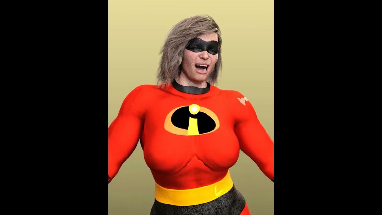 Realistic Elastigirl Muscle Growth