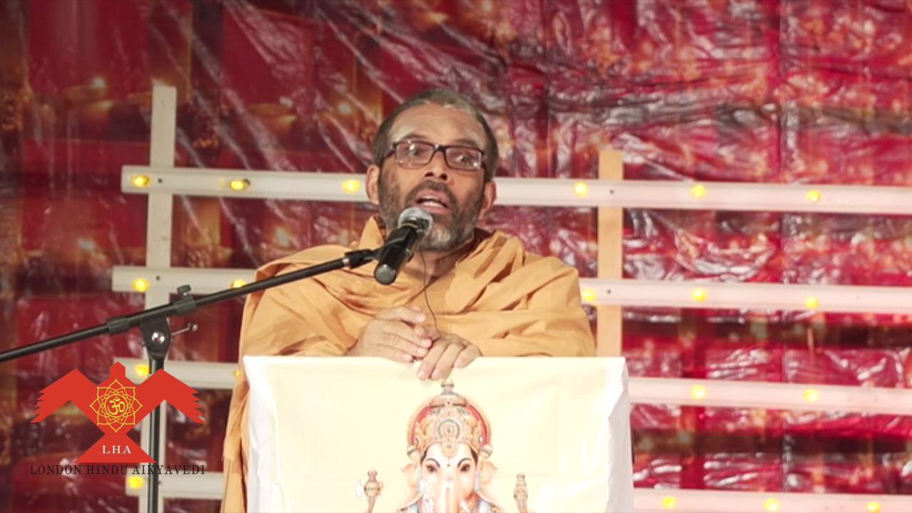 Swami Chidanandapuri at London Hindu Aikyavedi Second Hindu Conference 2016