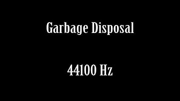 Garbage Disposal Running Sound Effect Free High Quality Sound FX