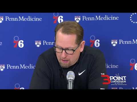 76ers coach Nick Nurse's post-game presser after their in-season tournament 114-106 win over Detroit