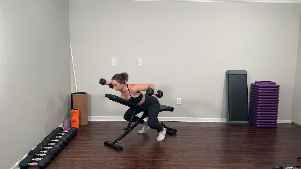 Exercise Library Chest Supported Dumbbell Reverse Flies YouTube