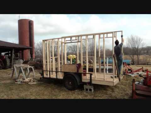 Fair Share Farm Chicken Trailer Construction - YouTube