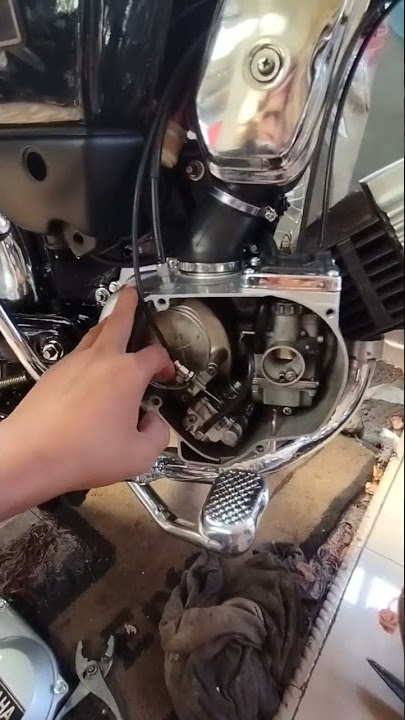 ruang bakar sekunder karburator Dan Pompa oli Yamaha L2 super #motor2tak #shorts #l2