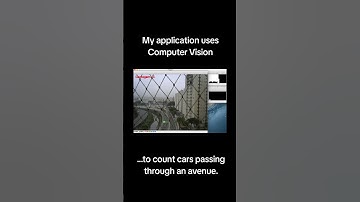 Counting cars using computer vision with Python and OpenCV. #computervision #python #opencv #maker
