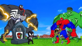 Rescue Hulk Family & Spiderman, She Hulk vs Venom Returning from the Dead SECRET - FUNNY ANIMATION