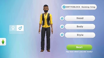 The Sims mobile #1 creating my first sim