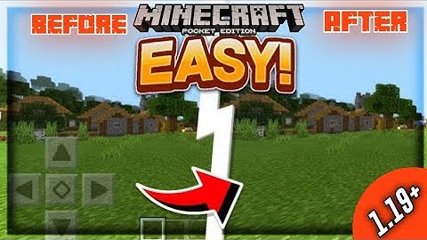 How to Hide Button In Minecraft pe 1.19+ || RAMAN ROYAL GAMER