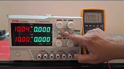 Power Supply Basic Operation Model UNIT UTP3305-II PART 2