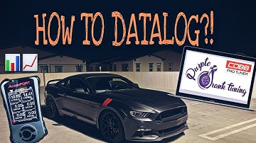 HOW TO DATALOG WITH COBB ACCESSPORT (ON A MUSTANG MUSTANG ECOBOOST) 📈📊💻