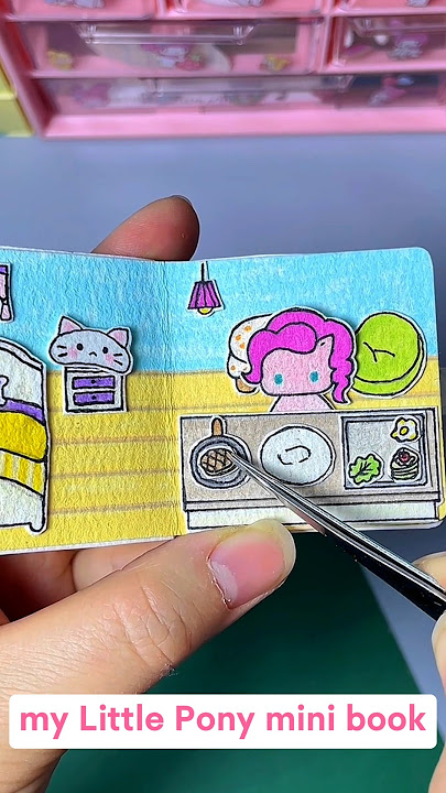 My Little Pony mini book DIY Paper Crafts #papercraft  #diypapercraft  #mylittlepony  #cutecraft