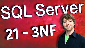 SQL Server 21 - 3NF