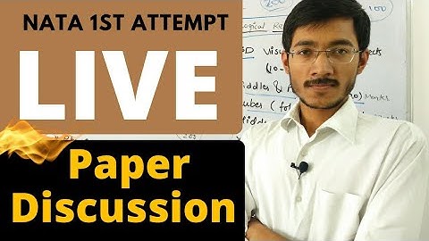 NATA 12th June LIVE Paper Discussion 🔥🔥🔥 #nata2022