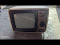 Жёстко раздербанил маленький телевизор производство СССР