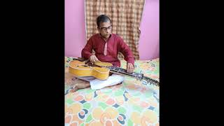 Bandish in Raga Darbari on classical guitar by Nilendu Sengupta