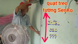 Installing a SenKo wall fan: What is the best height? | SenKo wall fan