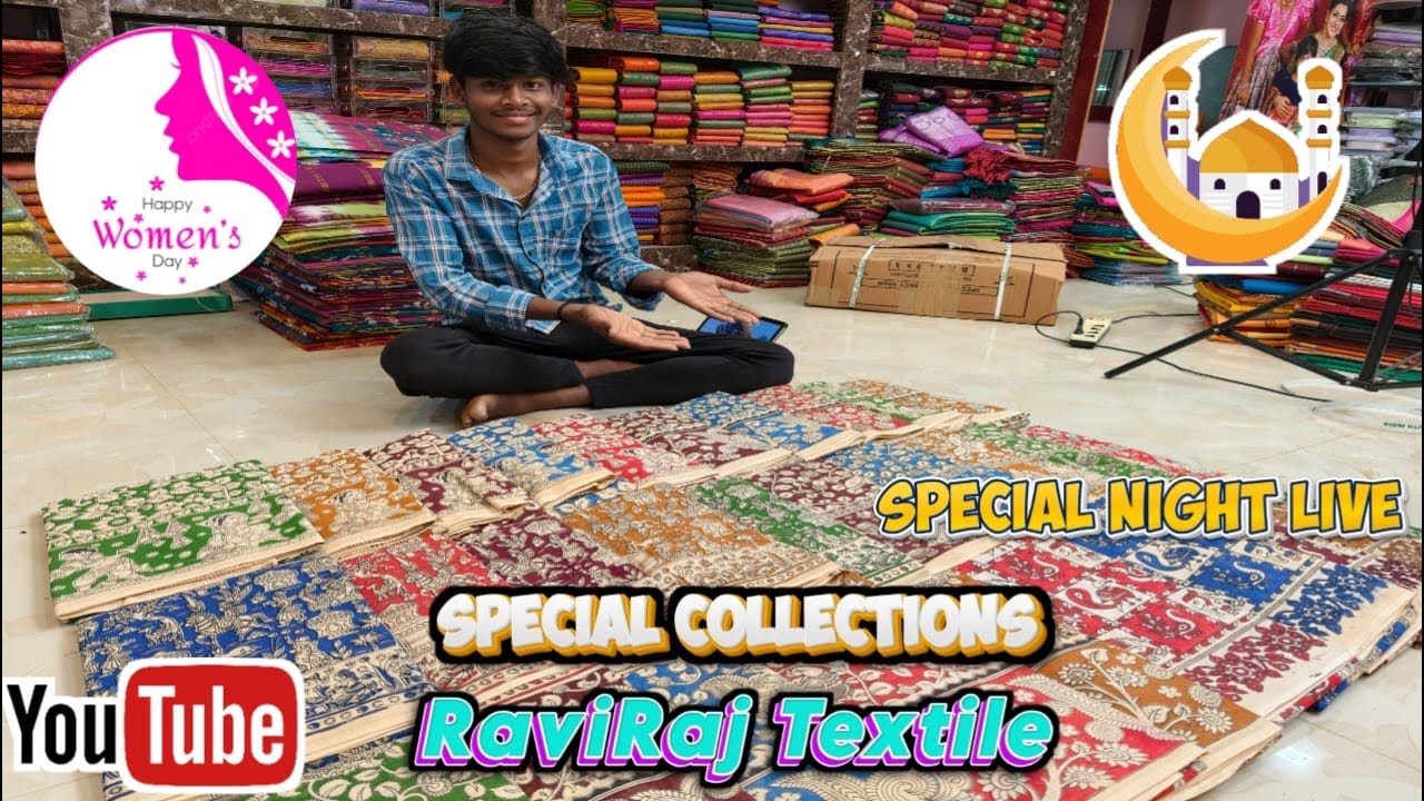 Special Kalamkari Collection ❤️ || டிரெண்டிங் ஆன  Collections  கொண்டு  வந்துடோம் || Saree Live 🔴