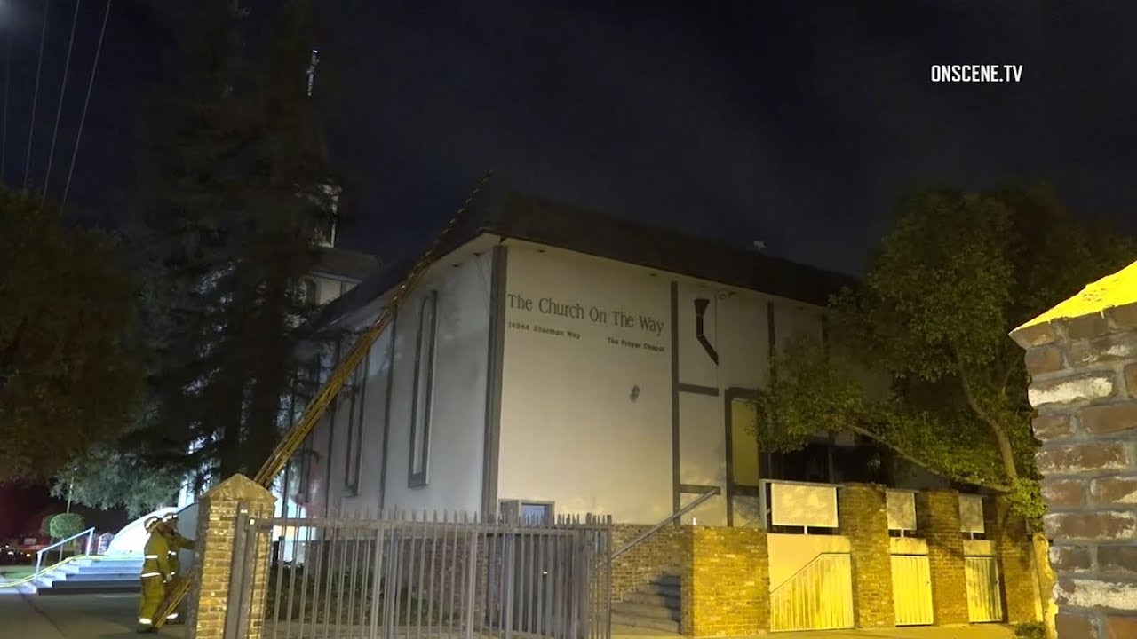 Van Nuys Church Fire - YouTube