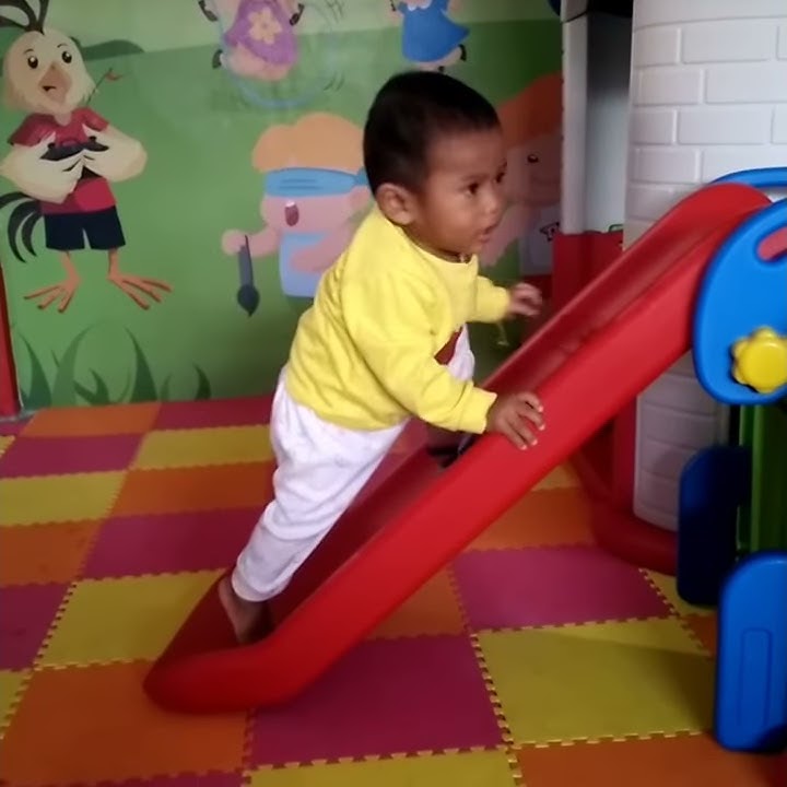 Gemeess naik seluncuran