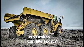 Assembling Large Caterpillar Wheel Brake Unit.  Cat 745C 6X6 Haul Truck...