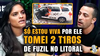 POLICIAL BALEADA NO LITORAL CONTOU TUDO EM PODCAST