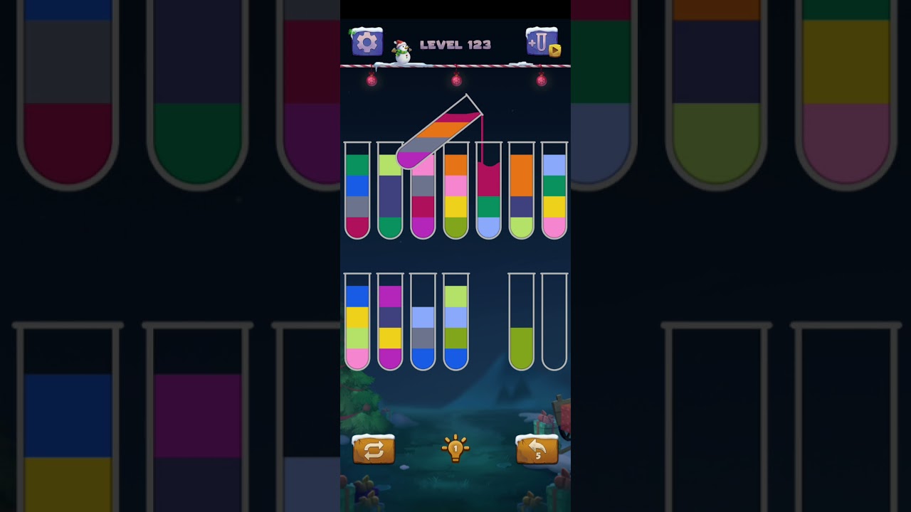 Ball sort puzzle level 123 