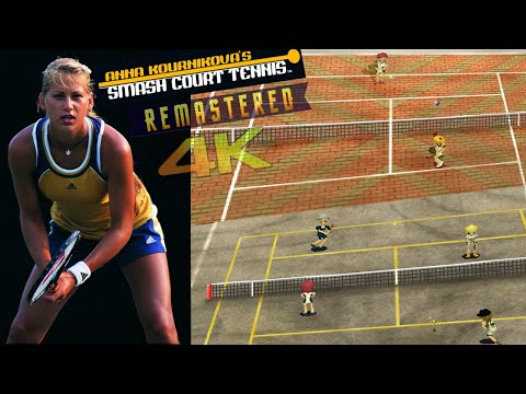 Anna Kournikova's Smash Court Tennis - Gameplay 4K Remastered Moments PSX PS1 4K