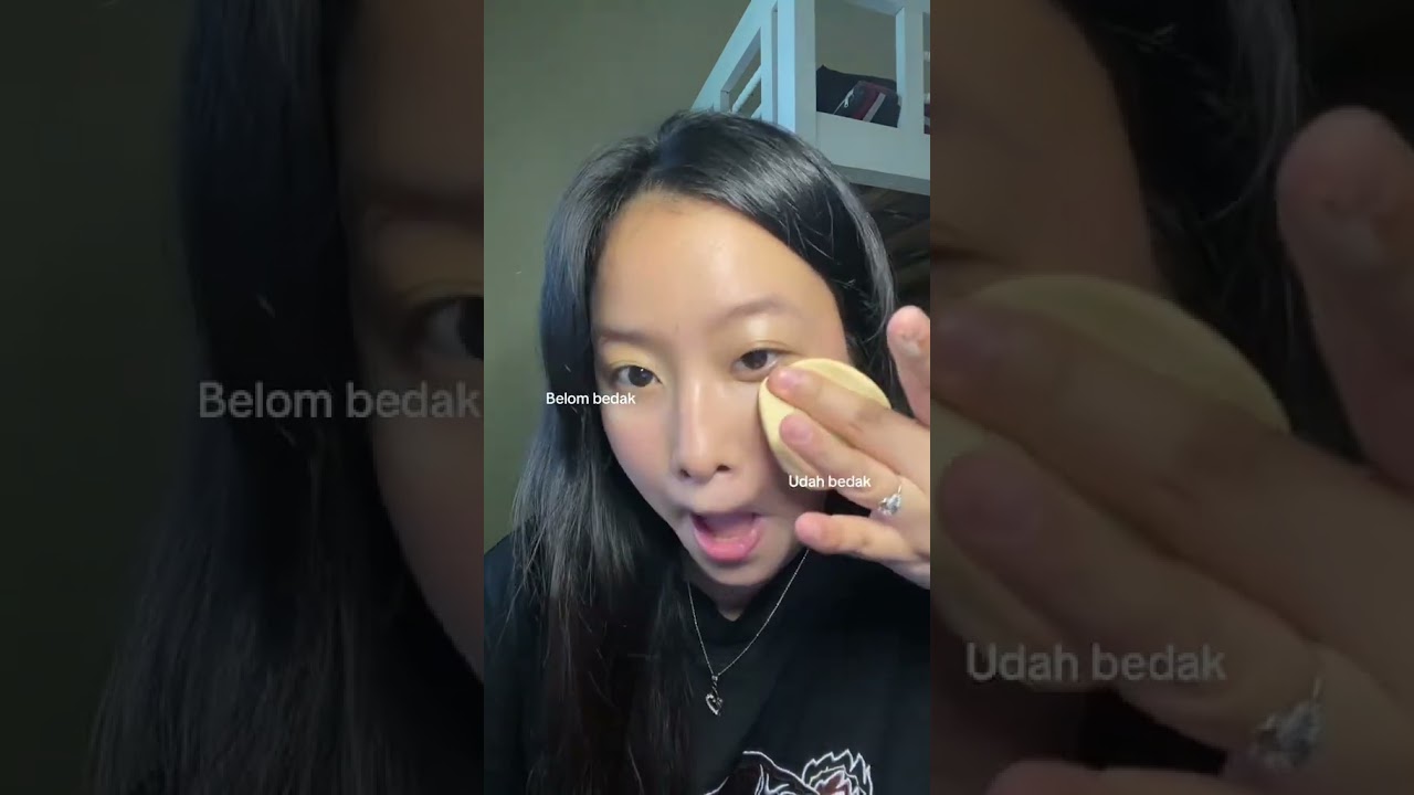 REVIEW + TRY ON Bedak Padat Omg Two Way Cake
