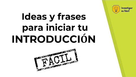 ¿Cuántas frases hay en una introducción?