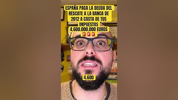 🚨SPAIN PAYS 4,600,000,000 EUROS AT THE EXPENSE OF YOUR TAXES #spain #taxes #economy #finance