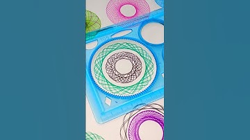 spirograph design pattern #shorts #spirograph #ytshorts #trending #viral #art #drawing #diy #amazing