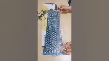 Frontech keyboard and optical mouse combo kb-0001 Unboxing