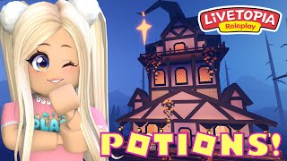 *NEW* 🧙‍♀️ WITCH HOUSE 🧙‍♀️ How to Brew Potions 🧙‍♀️Livetopia Roleplay